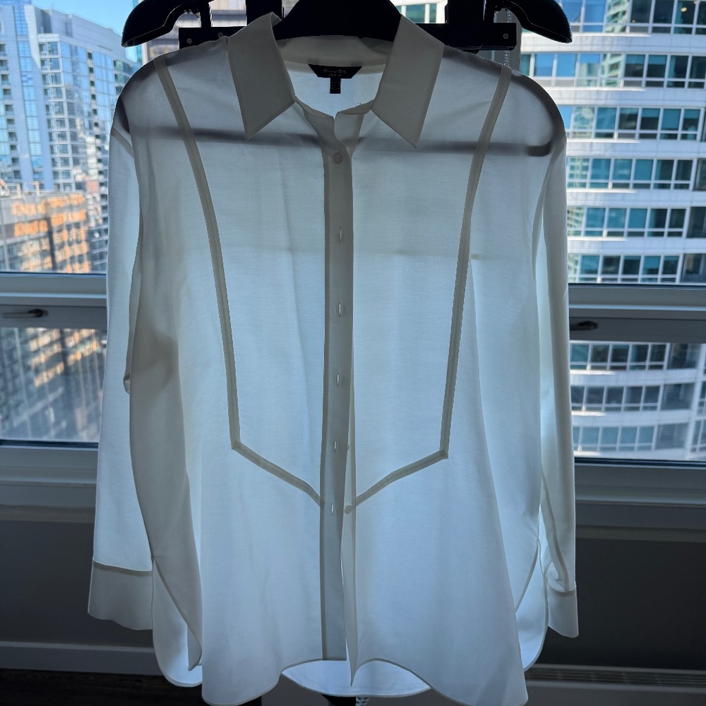 Massimo Dutti Tuxedo Shirt